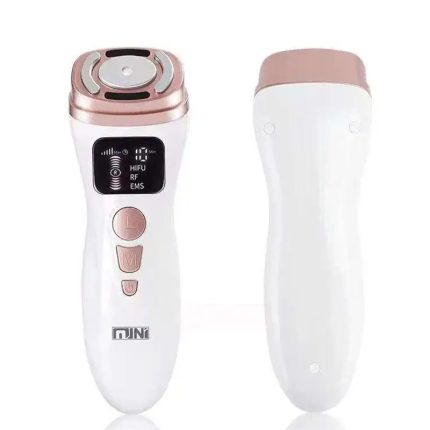 Home Use 3 In 1 Mini Ultrasonic RF Apparatus Led Ems Rf Beauty Facial Massager Radio Frequency Skin Tightening Handheld Hifu